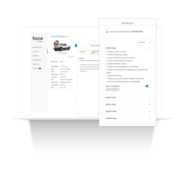 Vehicle Maintenance Dashboard